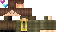 Minecraft skin texture, 64x32 legacy pixels