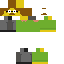 Minecraft skin texture, 64x64 pixels