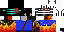 Minecraft skin texture, 64x32 legacy pixels