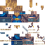 Minecraft skin texture, 64x64 pixels