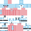 Minecraft skin texture, 64x64 pixels