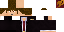 Minecraft skin texture, 64x32 legacy pixels