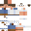 Minecraft skin texture, 64x64 pixels