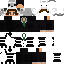 Minecraft skin texture, 64x64 pixels