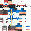 Minecraft skin texture, 64x64 pixels