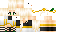 Minecraft skin texture, 64x32 legacy pixels