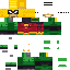 Minecraft skin texture, 64x64 pixels