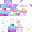 Minecraft skin texture, 64x64 pixels