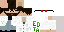 Minecraft skin texture, 64x32 legacy pixels