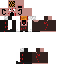 Minecraft skin texture, 64x64 pixels