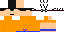Minecraft skin texture, 64x32 legacy pixels