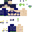 Minecraft skin texture, 64x64 pixels