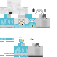 Minecraft skin texture, 64x64 pixels