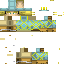 Minecraft skin texture, 64x64 pixels