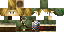 Minecraft skin texture, 64x32 legacy pixels