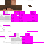 Minecraft skin texture, 64x64 pixels