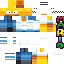 Minecraft skin texture, 64x64 pixels