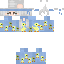 Minecraft skin texture, 64x64 pixels