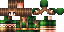 Minecraft skin texture, 64x32 legacy pixels