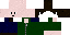 Minecraft skin texture, 64x32 legacy pixels