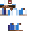 Minecraft skin texture, 64x64 pixels