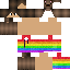 Minecraft skin texture, 64x64 pixels