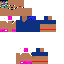Minecraft skin texture, 64x64 pixels