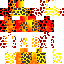 Minecraft skin texture, 64x64 pixels