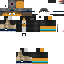 Minecraft skin texture, 64x64 pixels