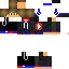 Minecraft skin texture, 64x64 pixels