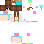 Minecraft skin texture, 64x64 pixels