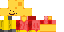 Minecraft skin texture, 64x32 legacy pixels