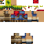 Minecraft skin texture, 64x64 pixels