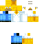 Minecraft skin texture, 64x64 pixels
