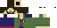 Minecraft skin texture, 64x32 legacy pixels