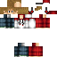 Minecraft skin texture, 64x64 pixels