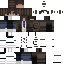 Minecraft skin texture, 64x64 pixels