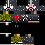 Minecraft skin texture, 64x64 pixels