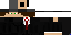 Minecraft skin texture, 64x32 legacy pixels