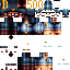 Minecraft skin texture, 64x64 pixels