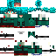 Minecraft skin texture, 64x64 pixels