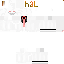 Minecraft skin texture, 64x64 pixels