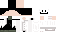 Minecraft skin texture, 64x32 legacy pixels