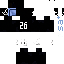 Minecraft skin texture, 64x64 pixels
