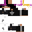 Minecraft skin texture, 64x64 pixels