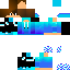 Minecraft skin texture, 64x64 pixels