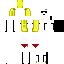 Minecraft skin texture, 64x64 pixels