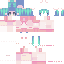 Minecraft skin texture, 64x64 pixels