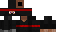 Minecraft skin texture, 64x32 legacy pixels