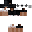 Minecraft skin texture, 64x64 pixels